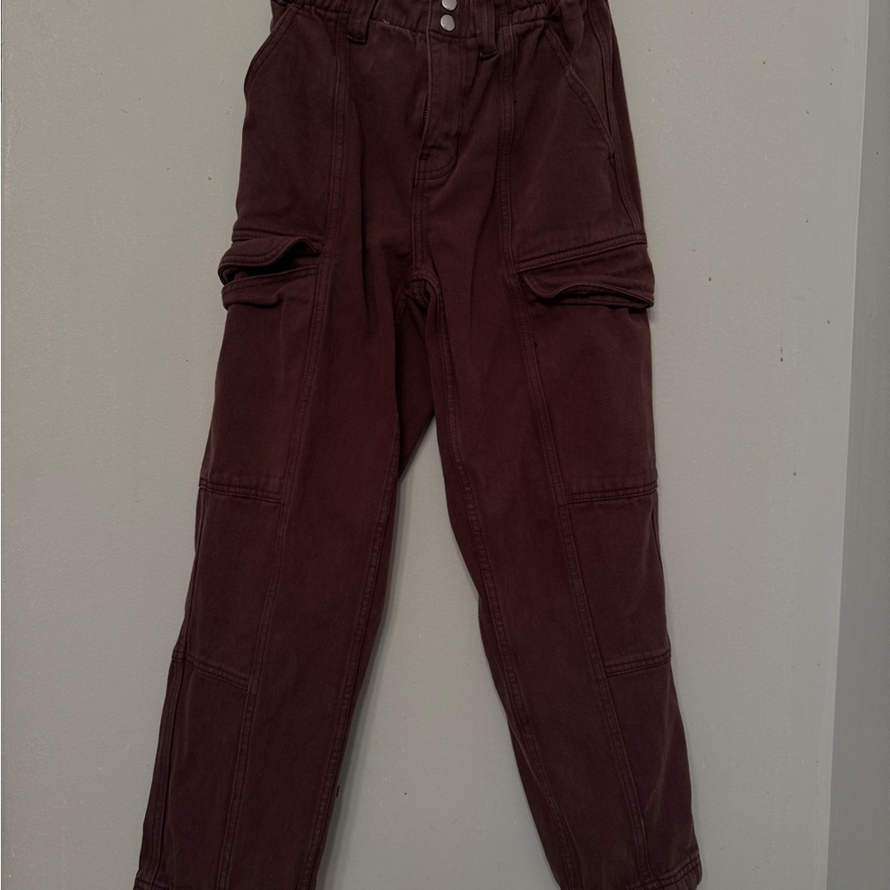 PacSun Brown Cargo Pants Straight Leg